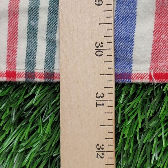 Vintage Boston Traders Button Shirt Large 23x31 Blue Pastel - Picture 6 of 12